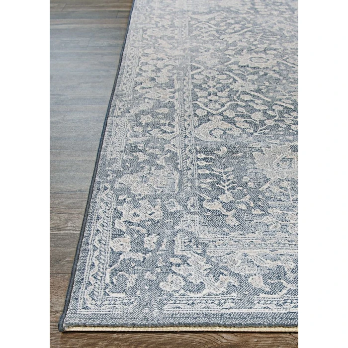 Couristan Marina Lillian 2' x 4' Slate Blue/Oyster Area Rug