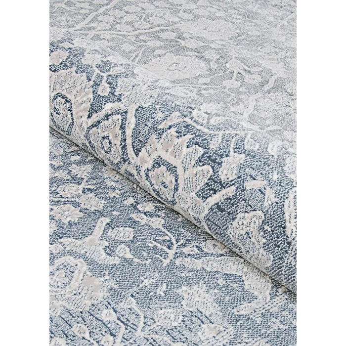 Couristan Marina Lillian 2' x 4' Slate Blue/Oyster Area Rug