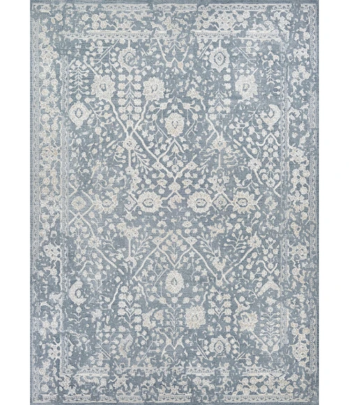 Couristan Marina Lillian 8' x 11' Slate Blue/Oyster Area Rug