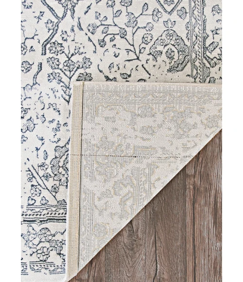 Couristan Marina Oyster/Slate Blue 8974/0567 2 ft. X 3 ft. 11 in. Rectangle Rug