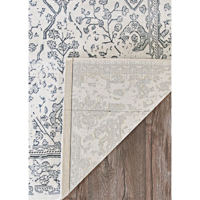 Couristan Marina Oyster/Slate Blue 8974/0567 2 ft. X 3 ft. 11 in. Rectangle Rug