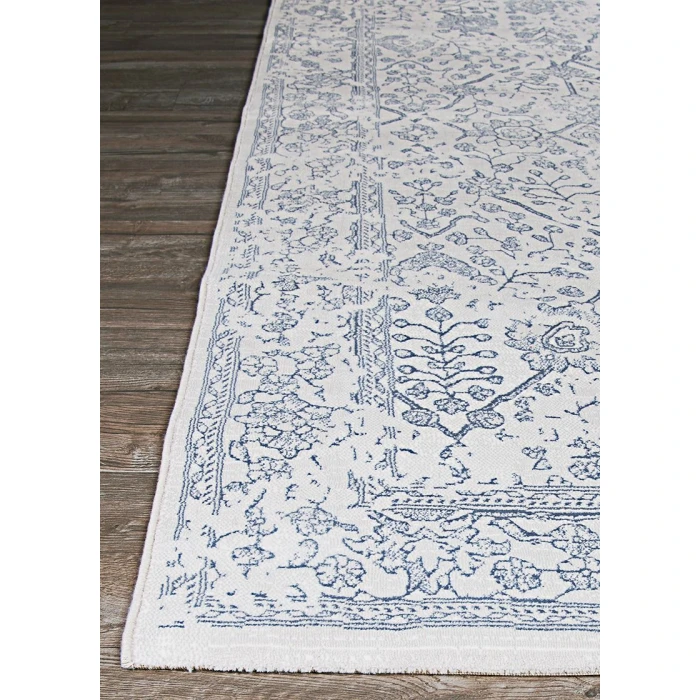 Couristan Marina Oyster/Slate Blue 8974/0567 2 ft. X 3 ft. 11 in. Rectangle Rug