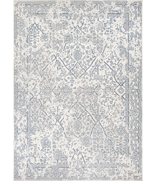 Couristan Marina Oyster/Slate Blue 8974/0567 2 ft. X 3 ft. 11 in. Rectangle Rug