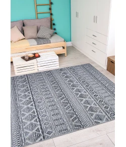 Couristan Cape Pensacola Aluminum Area Rug 3 ft. 11 in. X 5 ft. 6 in. Rectangle