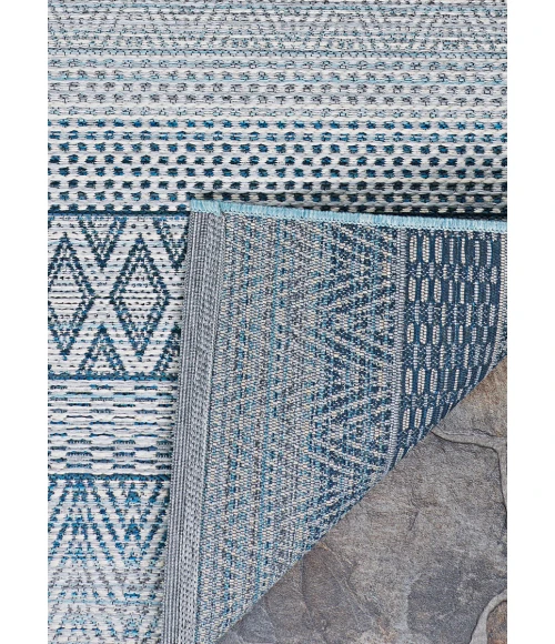 Couristan Cape Gables Long Runner Surf  Area Rug