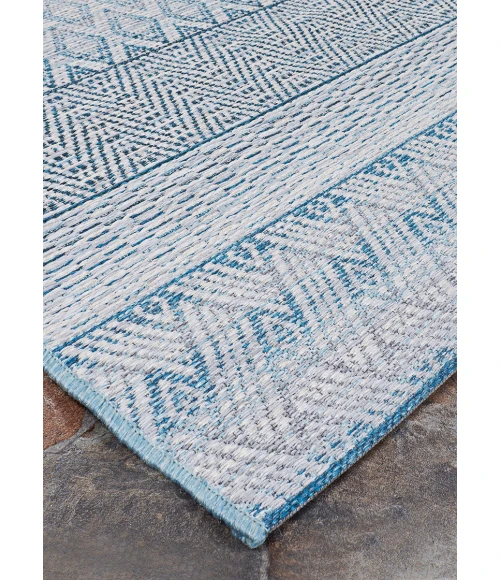 Couristan Cape Gables Long Runner Surf  Area Rug