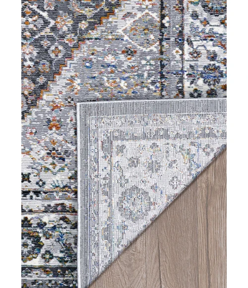 Couristan Gypsy Grey/Ivory AY38/0102 3 ft. 6 in. X 5 ft. 6 in. Rectangle Rug