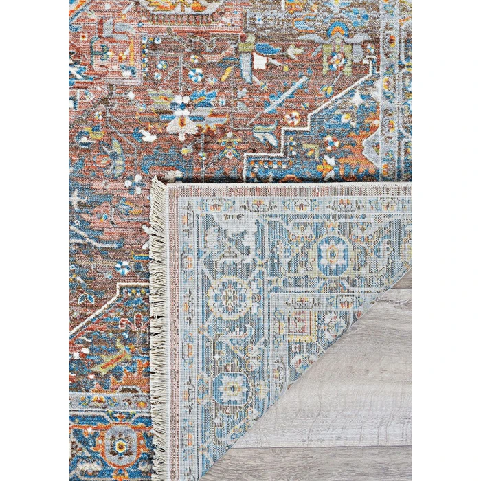 Couristan Halli Brick-Brown-Mlt H724/3100 2 ft. 6 in. X 8 ft. Rectangle Rug