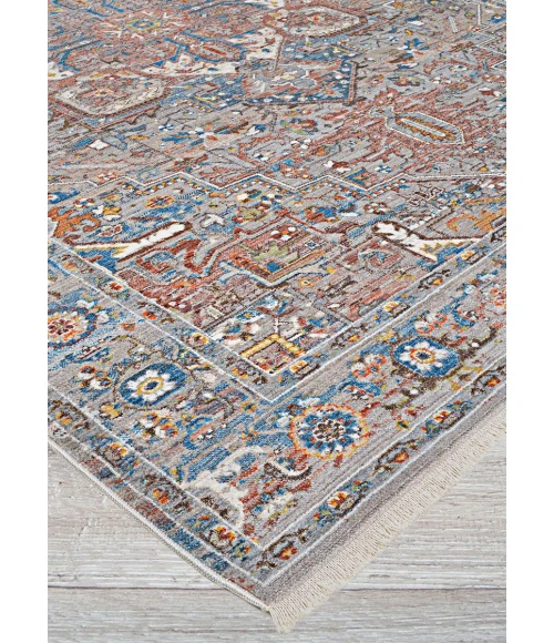 Couristan Halli Brick-Brown-Mlt H724/3100 8 ft. 6 in. X 13 ft. 6 in. Rectangle Rug