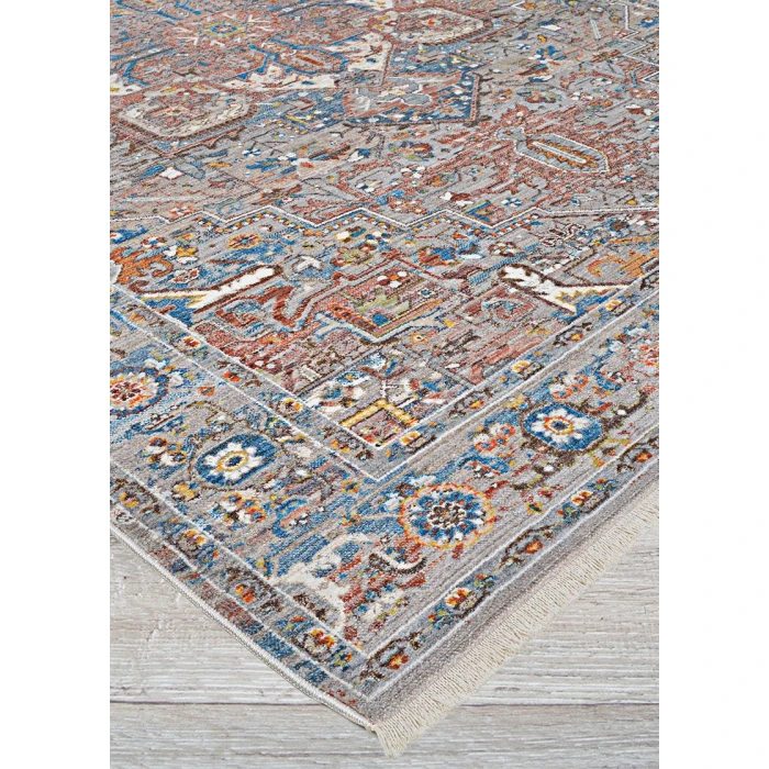 Couristan Halli Brick-Brown-Mlt H724/3100 2 ft. 6 in. X 8 ft. Rectangle Rug