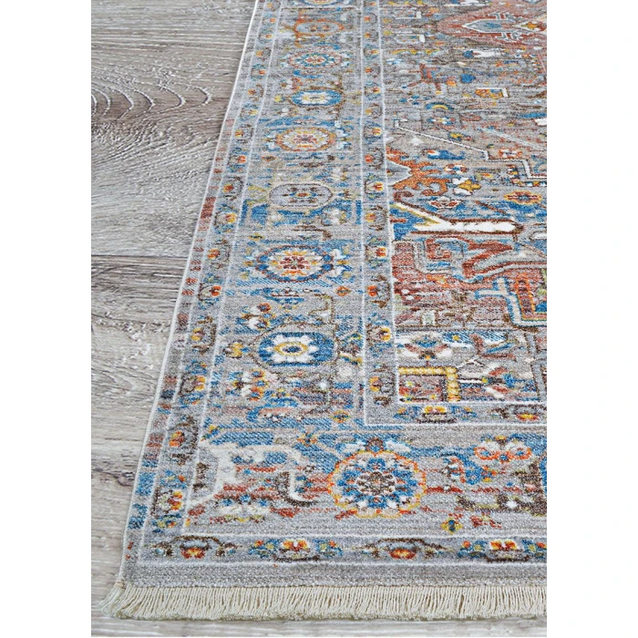 Couristan Halli Brick-Brown-Mlt H724/3100 2 ft. 6 in. X 8 ft. Rectangle Rug