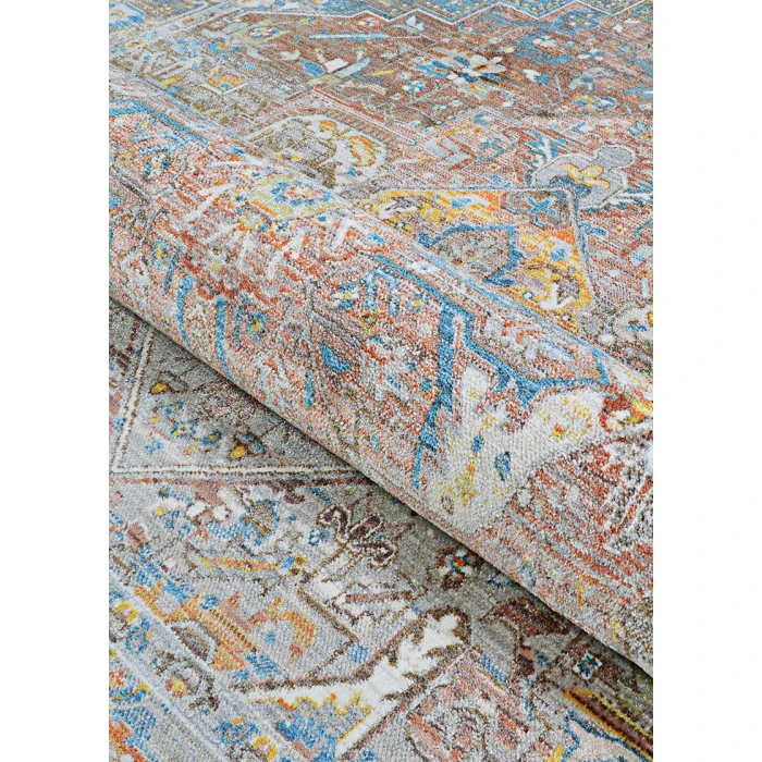 Couristan Halli Brick-Brown-Mlt H724/3100 2 ft. 6 in. X 8 ft. Rectangle Rug