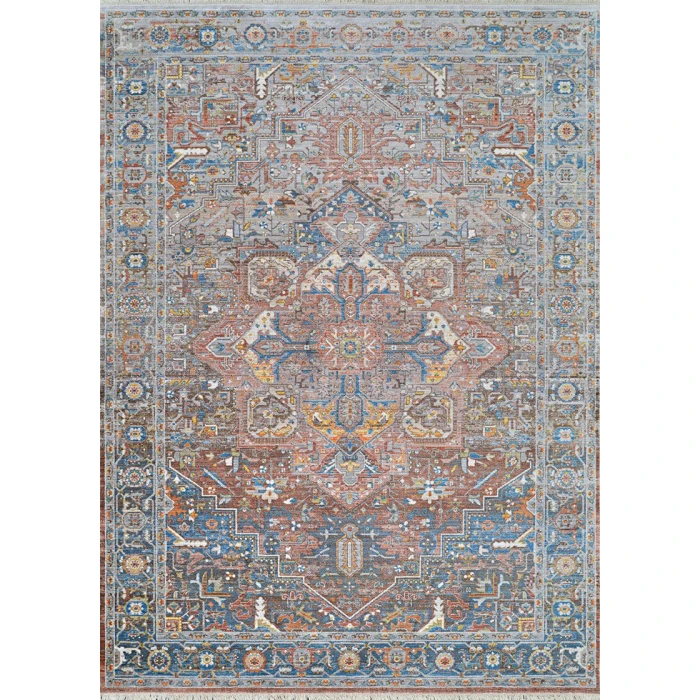 Couristan Halli Brick-Brown-Mlt H724/3100 2 ft. 6 in. X 8 ft. Rectangle Rug