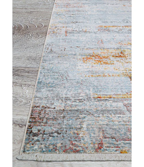 Couristan Halli Sky Blue / Multi H840/1102 8 ft. 6 in. X 13 ft. 6 in. Rectangle Rug