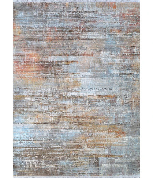 Couristan Halli Sky Blue / Multi H840/1102 8 ft. 6 in. X 13 ft. 6 in. Rectangle Rug