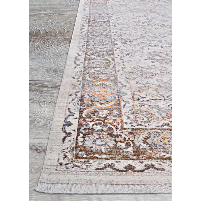 Couristan Halli Beige/Mocha H869/2001 8 ft. 6 in. X 13 ft. 6 in. Rectangle Rug