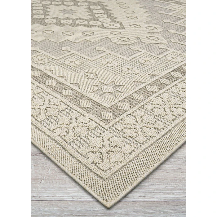 Couristan Liguria Dove Grey LIG1/1001 6 ft. 6 in. X 9 ft. 6 in. Rectangle Rug