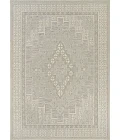 Couristan Liguria Dove Grey LIG1/1001 6 ft. 6 in. X 9 ft. 6 in. Rectangle Rug