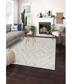 Couristan Liguria Aqua LIG2/1212 6 ft. 6 in. X 9 ft. 6 in. Rectangle Rug