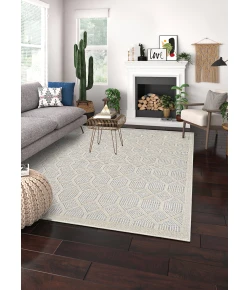 Couristan Liguria Aqua LIG3/1212 6 ft. 6 in. X 9 ft. 6 in. Rectangle Rug
