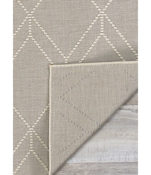 Couristan Liguria Dove Grey LIG4/1001 5 ft. 3 in. X 7 ft. 6 in. Rectangle Rug
