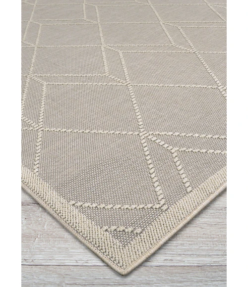 Couristan Liguria Dove Grey LIG4/1001 5 ft. 3 in. X 7 ft. 6 in. Rectangle Rug