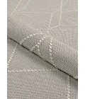 Couristan Liguria Dove Grey LIG4/1001 5 ft. 3 in. X 7 ft. 6 in. Rectangle Rug