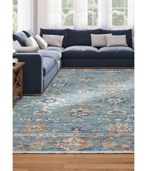 Couristan Nostalgia Demin NS02/1401 5 ft. 3 in. X 7 ft. 6 in. Rectangle Rug