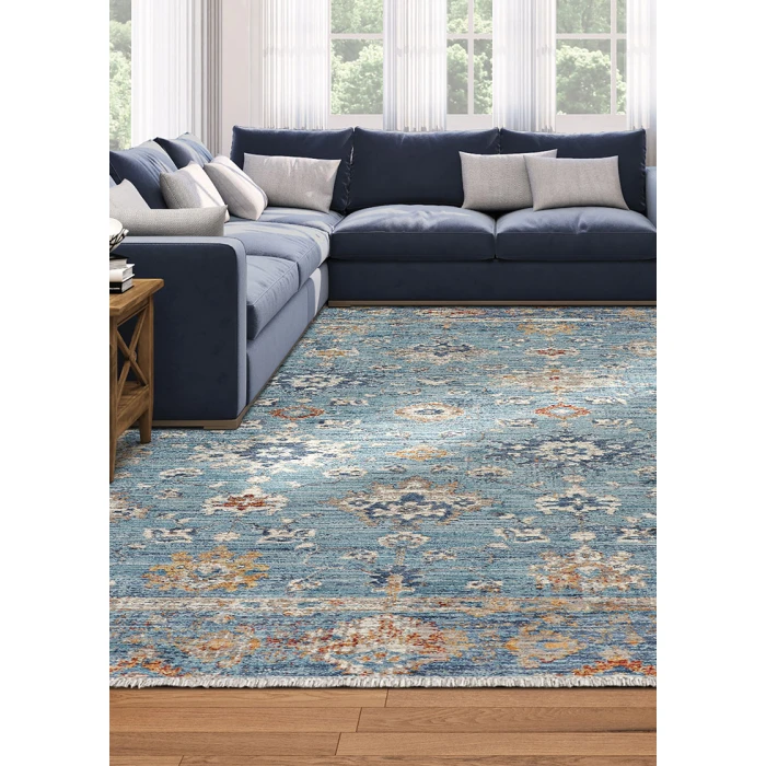 Couristan Nostalgia Demin NS02/1401 5 ft. 3 in. X 7 ft. 6 in. Rectangle Rug