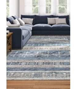Couristan Nostalgia Denim Tawny NS05/1405 9 ft. 10 in. X 13 ft. Rectangle Rug