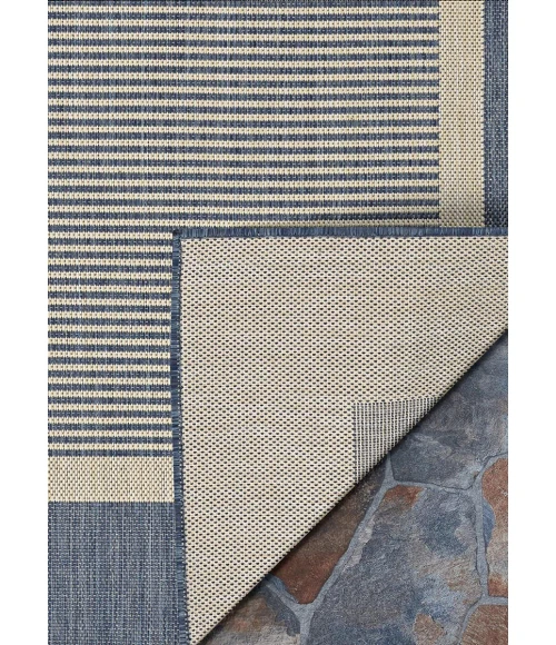 Couristan PALO SANTO POOL BLUE PS02_4001 6ft.5in. x 9ft.2in. Rect. Rug