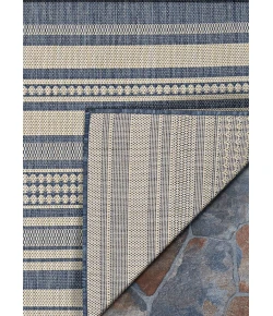 Couristan PALO SANTO POOL BLUE PS03_4001 8ft.6in. x 13ft. Rect. Rug