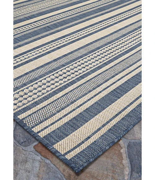 Couristan PALO SANTO POOL BLUE PS03_4001 5ft.3in. x 7ft.6in. Rect. Rug