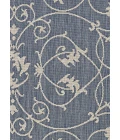 Couristan PALO SANTO POOL BLUE PS04_4001 5ft.3in. x 7ft.6in. Rect. Rug