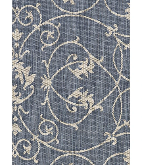 Couristan PALO SANTO POOL BLUE PS04_4001 5ft.3in. x 7ft.6in. Rect. Rug