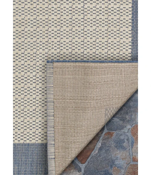 Couristan RECIFE CHAMPAGNE/BLUE R005_1212 8ft.6in. x 13ft. Rect. Rug