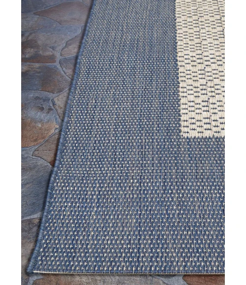 Couristan RECIFE CHAMPAGNE/BLUE R005_1212 8ft.6in. x 13ft. Rect. Rug