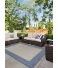 Couristan RECIFE CHAMPAGNE/BLUE R005_1212 8ft.6in. x 13ft. Rect. Rug