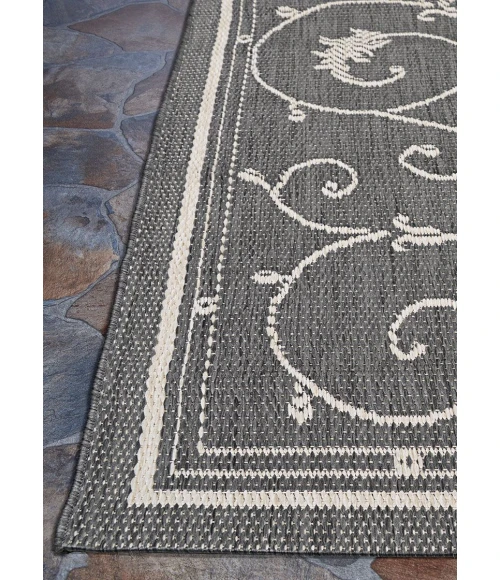 Couristan RECIFE CHAMPAGNE/GREY R583_3312 5ft.3in. x 7ft.6in. Rect. Rug