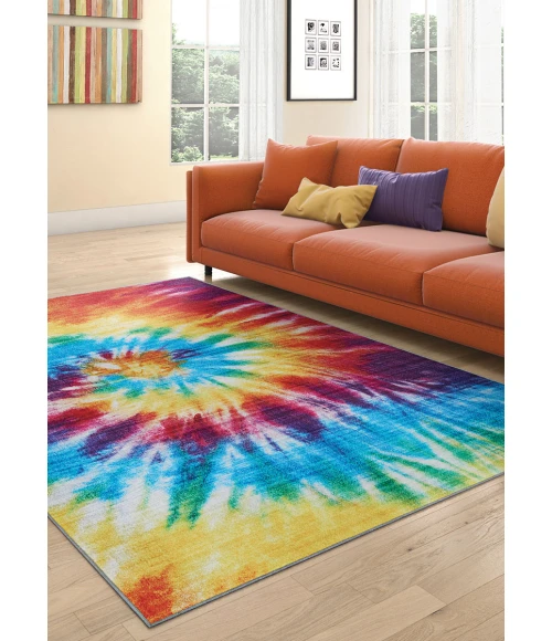 Couristan Rainbow Multi R624/1000 8 ft. X 10 ft. Rectangle Rug