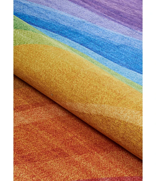 Couristan Rainbow Multi R625/1000 2 ft. X 8 ft. Rectangle Rug