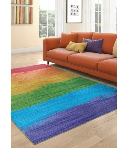 Couristan Rainbow Multi R627/1000 9 ft. X 12 ft. Rectangle Rug