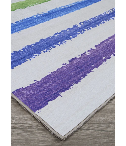 Couristan Rainbow Spearmint/Multi R629/0001 2 ft. X 8 ft. Rectangle Rug
