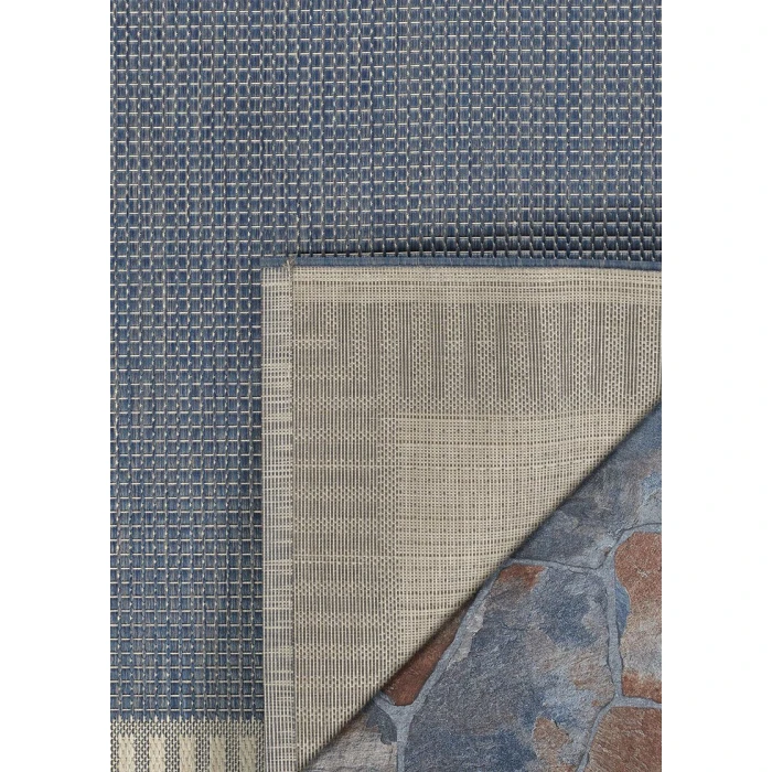 Couristan RECIFE CHAMPAGNE/BLUE R681_1212 8ft.6in. x 13ft. Rect. Rug