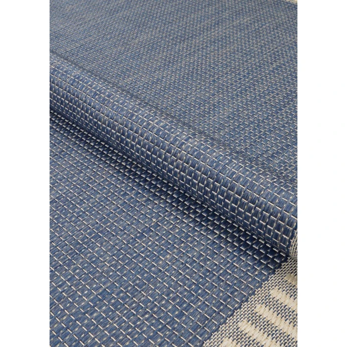 Couristan RECIFE CHAMPAGNE/BLUE R681_1212 8ft.6in. x 13ft. Rect. Rug