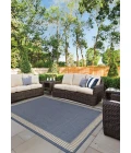 Couristan RECIFE CHAMPAGNE/BLUE R681_1212 8ft.6in. x 13ft. Rect. Rug