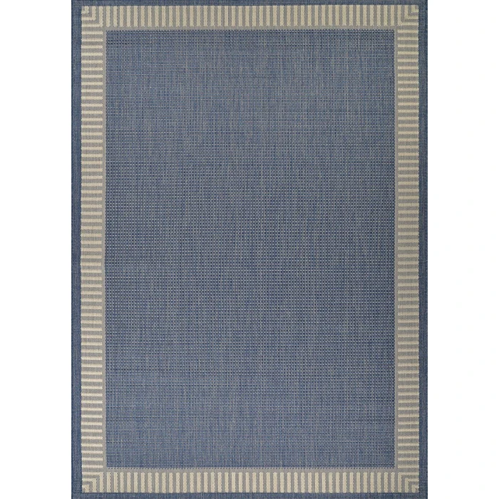 Couristan RECIFE CHAMPAGNE/BLUE R681_1212 8ft.6in. x 13ft. Rect. Rug