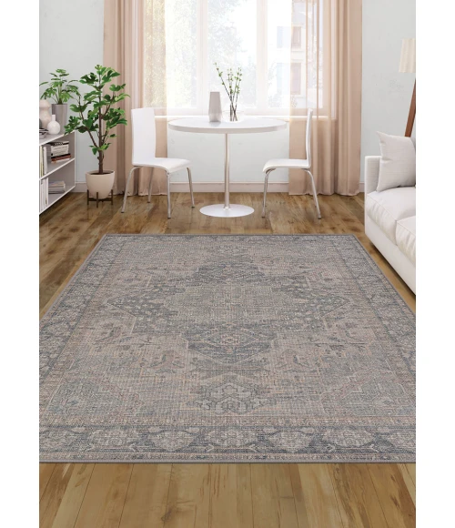 Couristan Imperial Grey V004/1004 5 ft. X 8 ft. Rectangle Rug