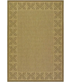 Couristan Recife Summer Chimes Natural/Cocoa Area Rug 2 ft. 3 X 11 ft. 9 Rectangle
