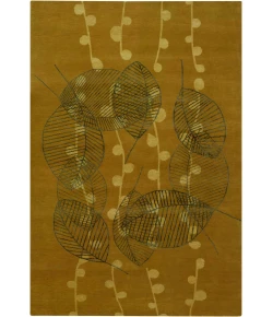 Couristan Impressions Tea Leaf Honey Gold Area Rug 10 ft. X 14 ft. Rectangle